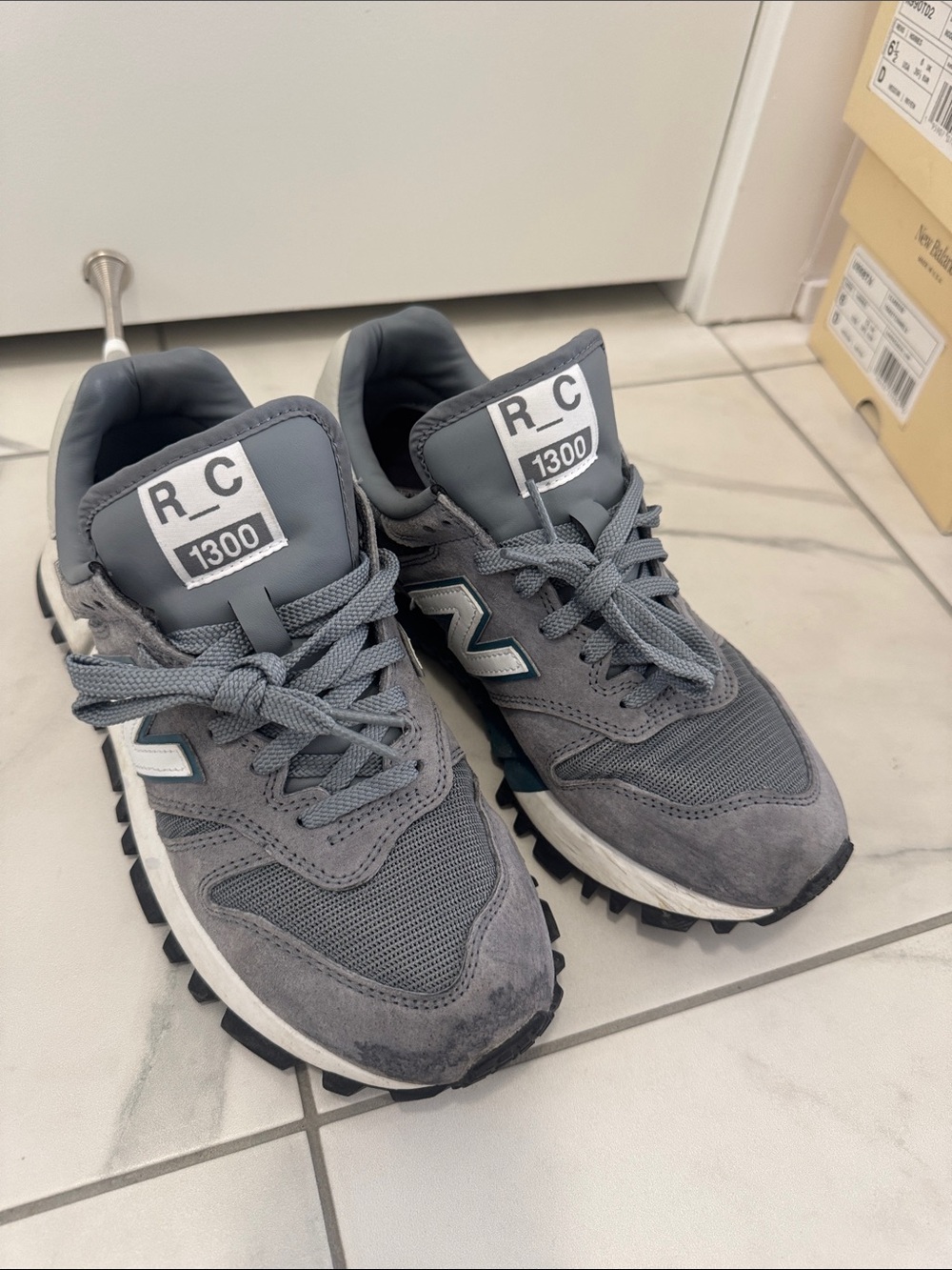 2021 New Balance RC 1300 'Green Logo Pack - Grey'